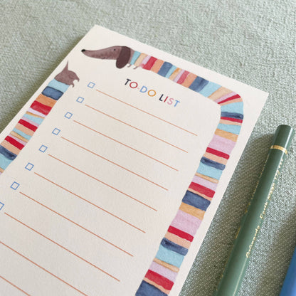 Notizblock - To-do-Liste - Dackel
