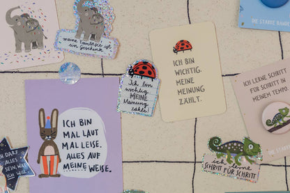 Glitzersticker - Otter - Bedingungslos geliebt