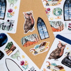 Stickerbogen Dark Academia von Wild Pencil Studio