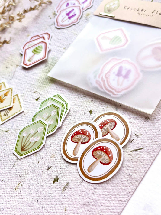 Stickerflocken - Pilze