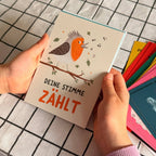 Mutmacher-Postkarten mit Tieren 30 Stück von Rüsselfuchs
