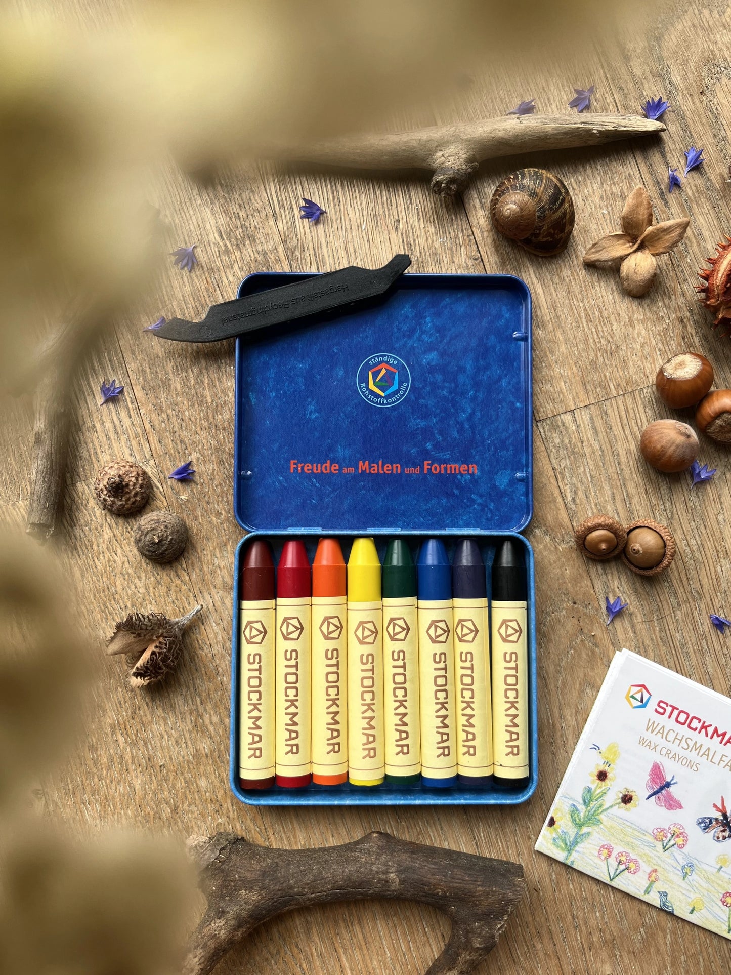 Stockmar 8 Stifte im Blechetui
