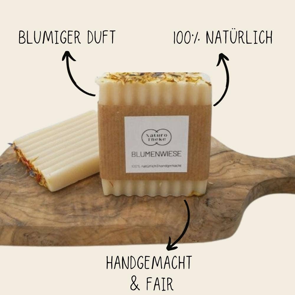 Naturseife Blumenwiese von NaturoTheke 95 g, Ansicht 3