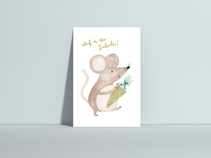 Einschulung - Maus