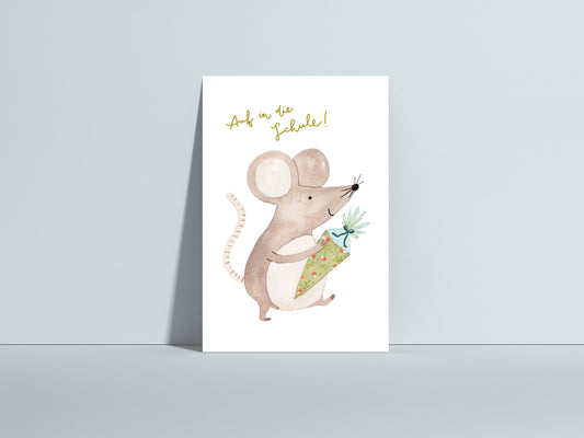 Einschulung - Maus