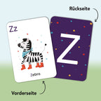 Lernkarten ABC und Zahlen für Kinder von Rüsselfuchs