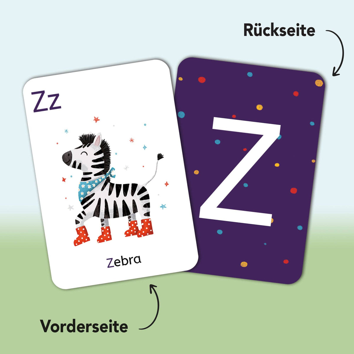 Lernkarten ABC und Zahlen für Kinder von Rüsselfuchs