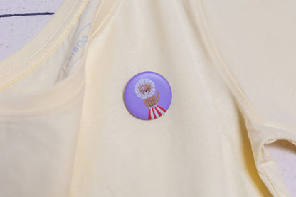 Button - Löwe - Ich bin mutig