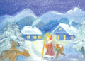 Postkarte St. Nikolaus von Dorothea Schmidt A6