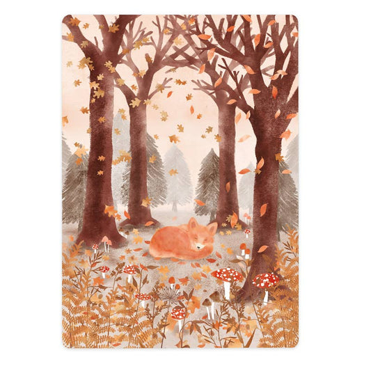 Schlafender kleiner Fuchs