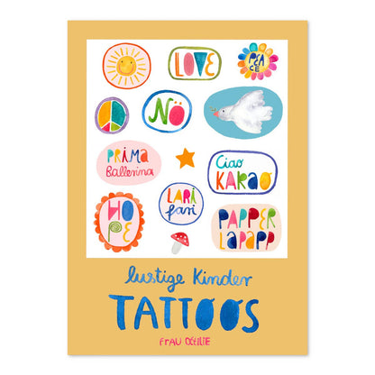 Kindertattoos - Sonnenschein & Rambazamba