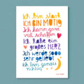Kunstdruck Affirmation von Frau Ottilie A4