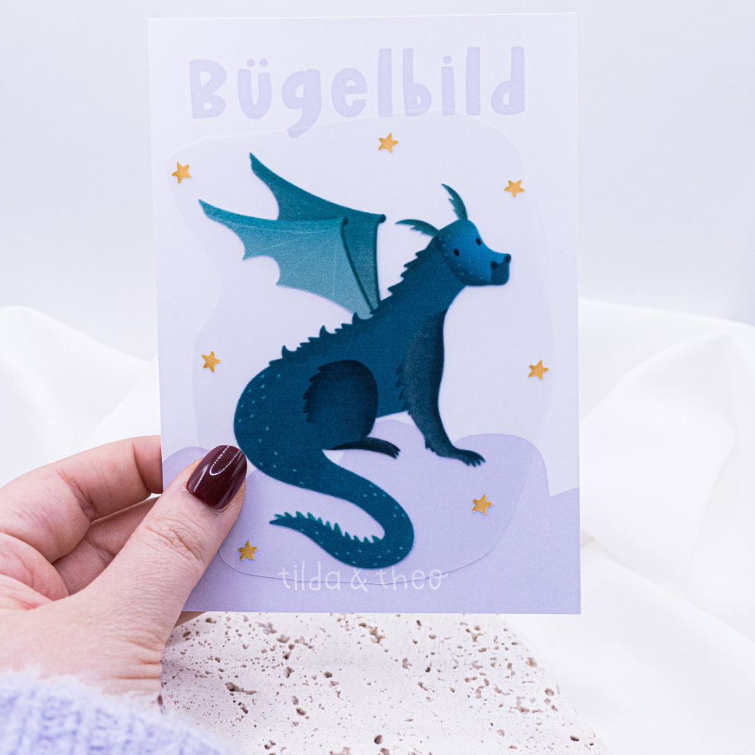 Bügelbild - Drache