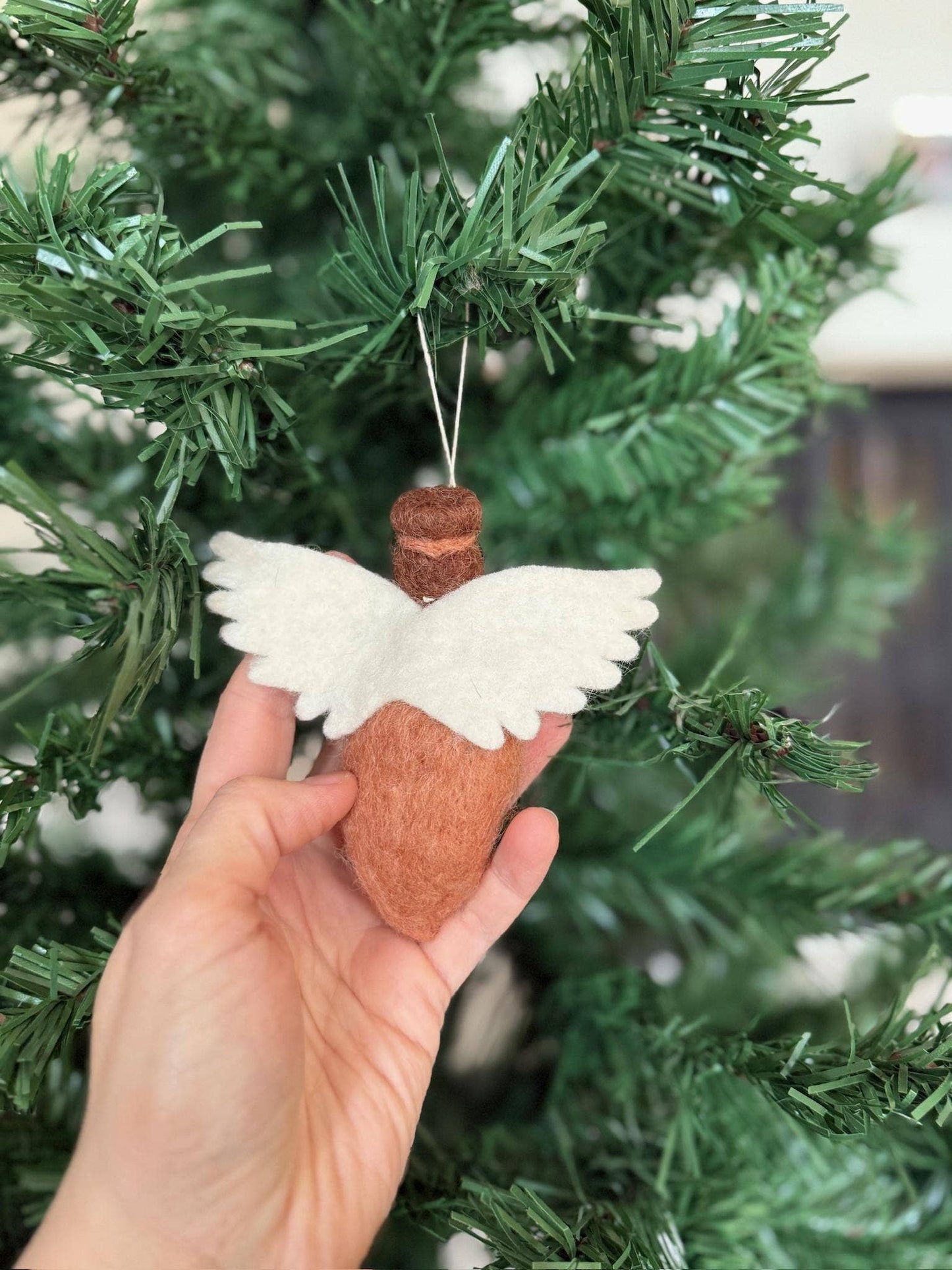 Filzdekoration - Weihnachtsanhänger Engel