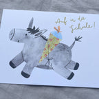 Einschulung - Esel