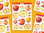 Stickerbogen Äpfel von Wild Pencil Studio