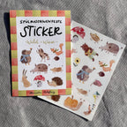 Spülmaschinenfeste Sticker Wald und Wiese von Hannahs Firlefanz A6