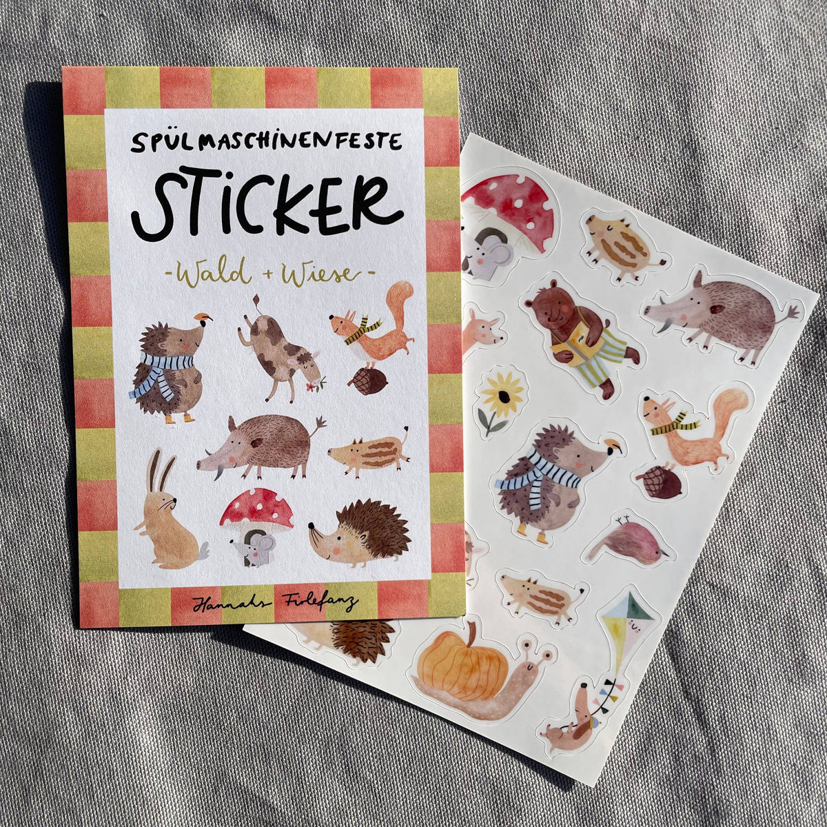 Stickerbogen - Wald und Wiese
