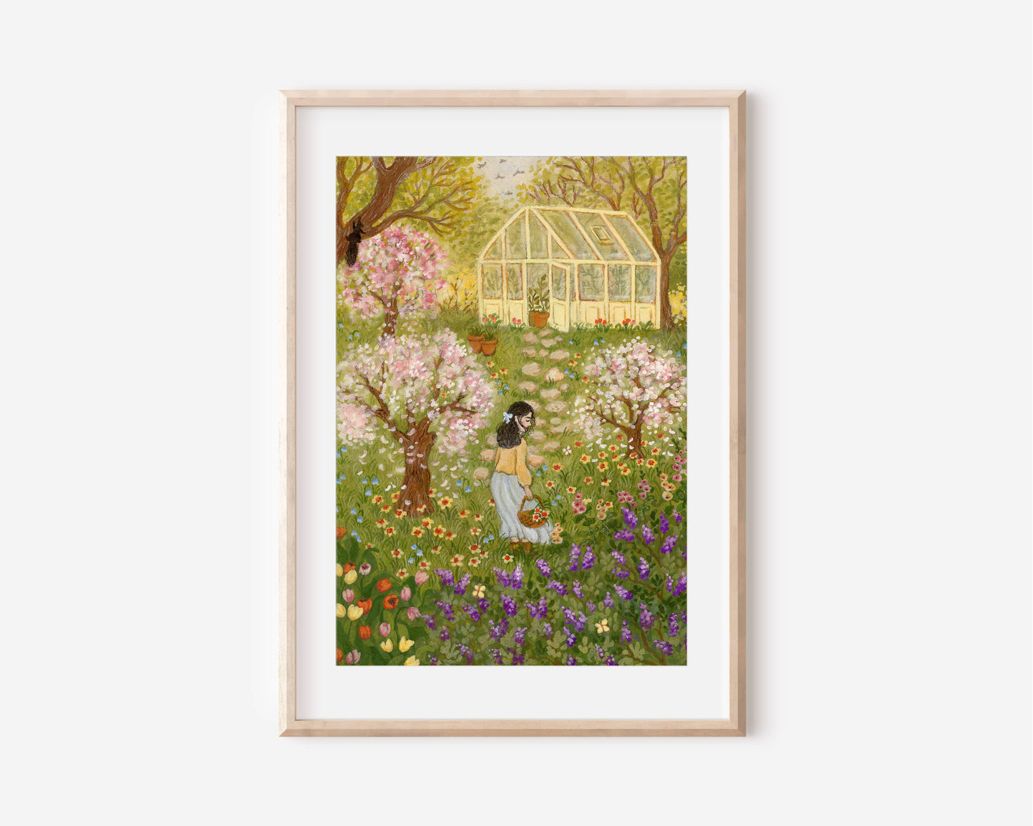 Print - Sanfte Frühlingsillustration