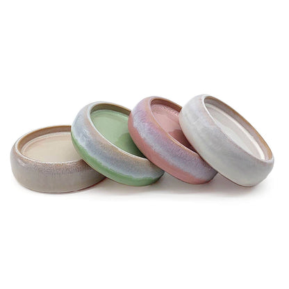 Kerzenteller groß, türkis