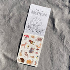 Spülmaschinenfeste Sticker Wald und Wiese von Hannahs Firlefanz A6