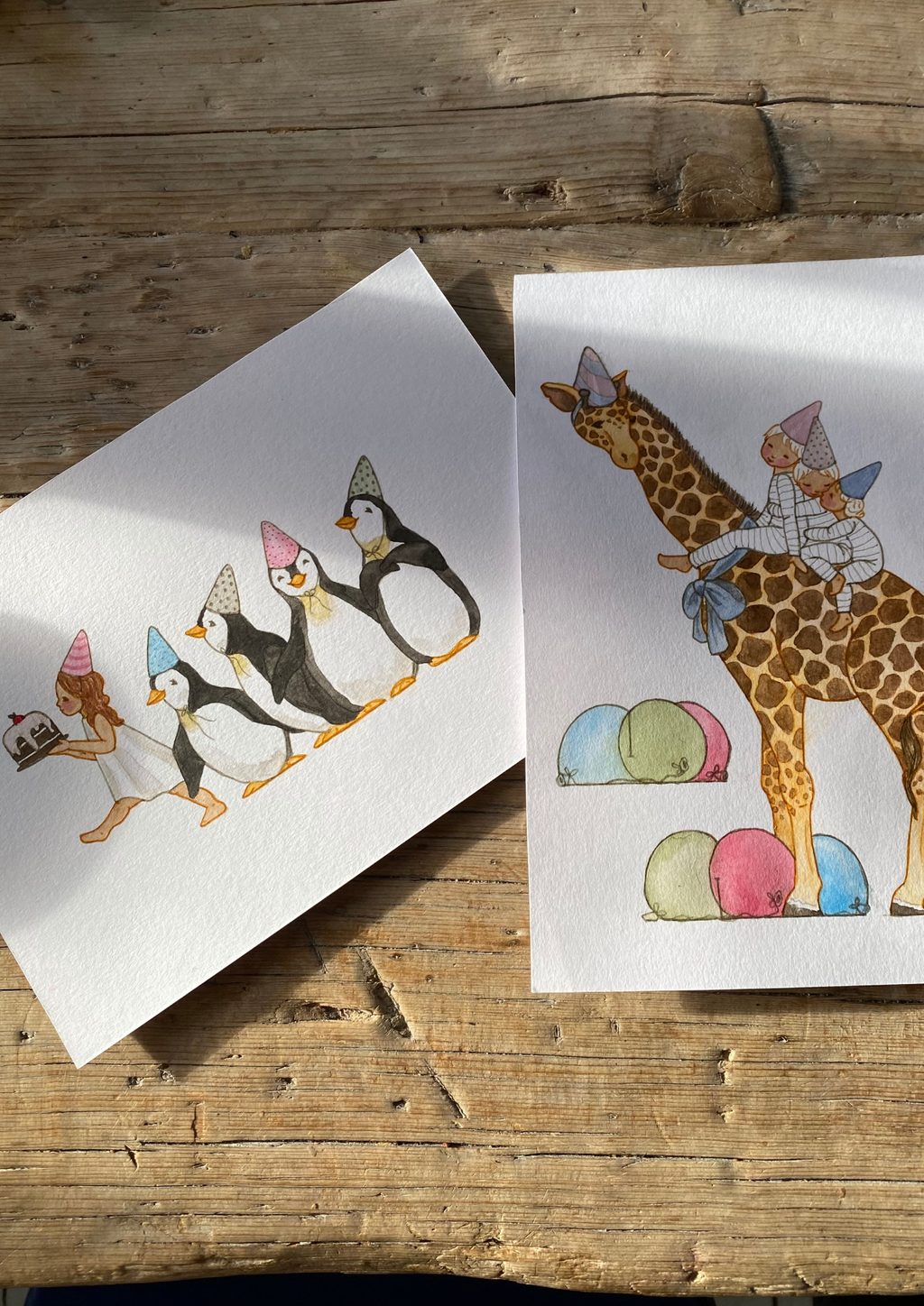 Bastelbogen Geburtstagstiere Pinguine von Tall Hat Tales, Ansicht 4