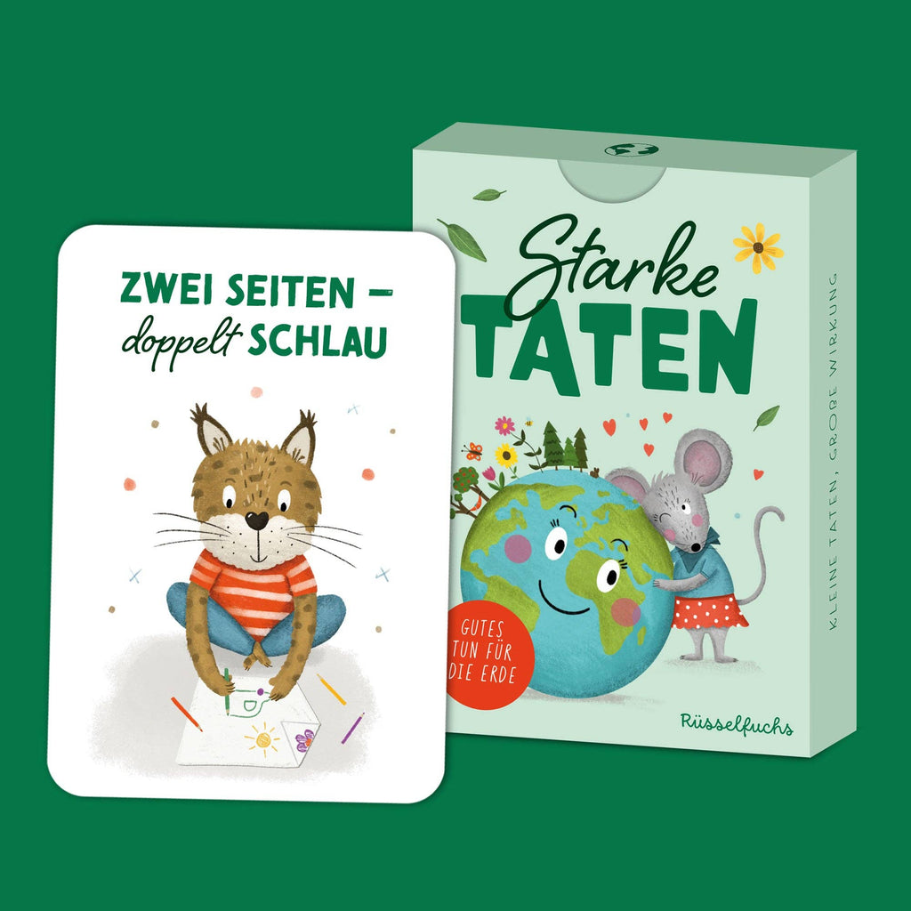 Umweltkarten Starke Taten für Kinder von Rüsselfuchs