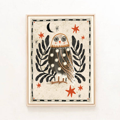 Print - Folk Eule
