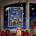 Adventskalender Nikolaus kommt von Sellmer A4, Ansicht 3
