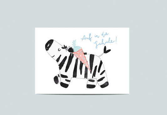 Einschulung - Zebra