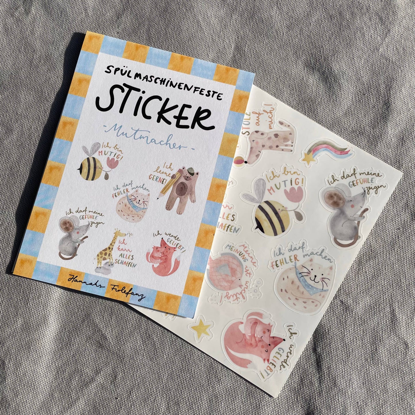 Stickerbogen - Mutmacher