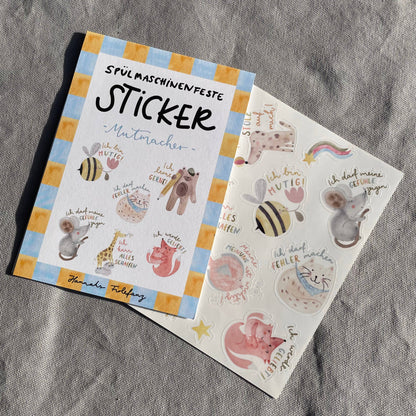 Stickerbogen - Mutmacher