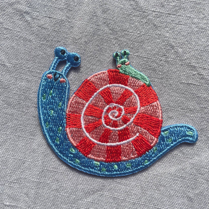 Bügelbild - Schnecke