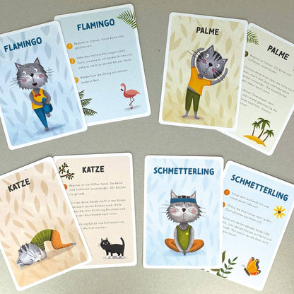 Katzenyoga – Yoga-Karten für Kinder