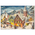 Adventskalender Verschneites Dorf von Sellmer A4
