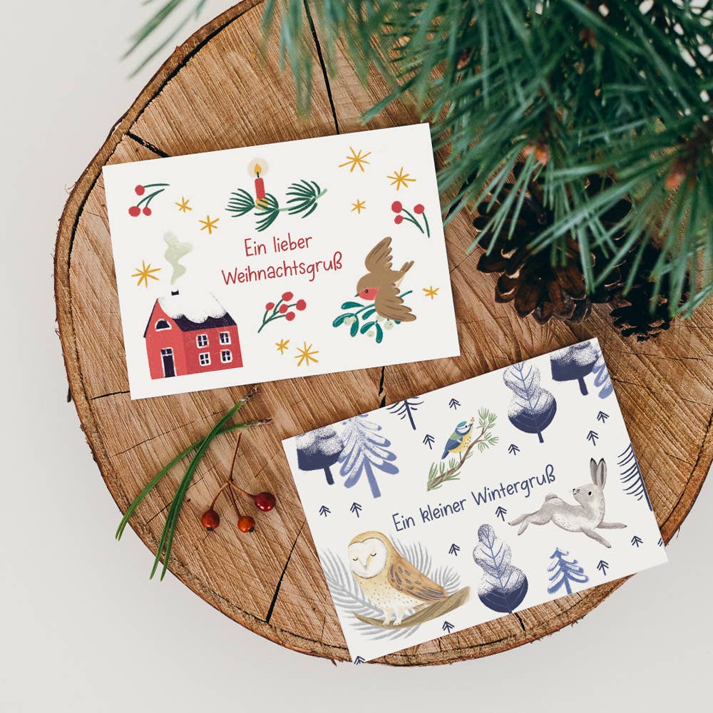 Minikarte - Ein lieber Weihnachtsgruß A7