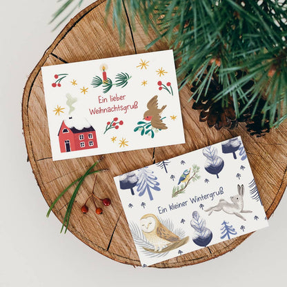 Minikarte - Ein lieber Weihnachtsgruß A7