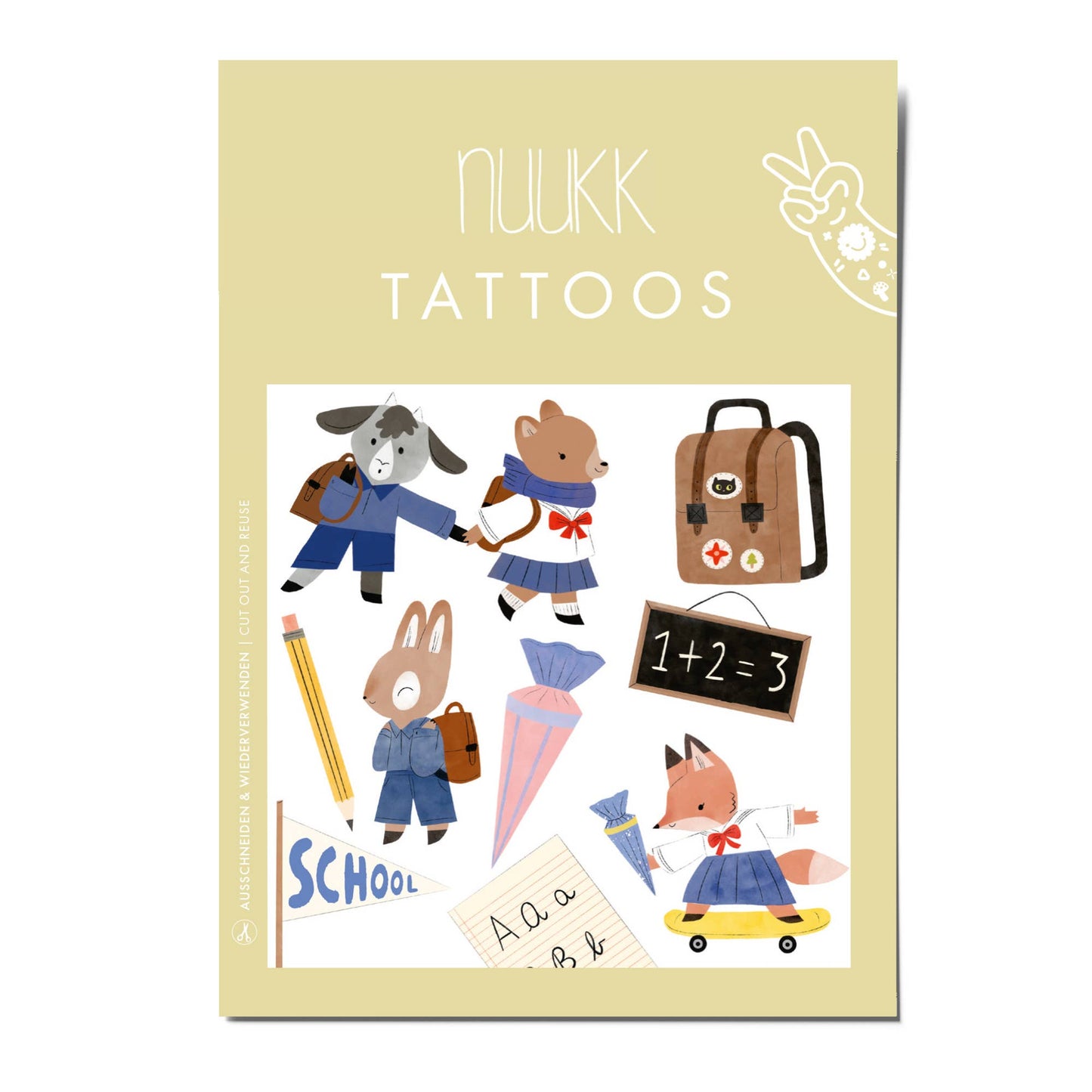 Kinder Tattoos - Schulkind