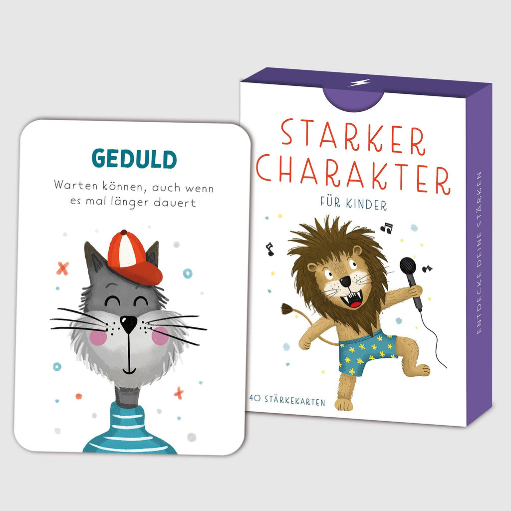 Stärkekarten Starker Charakter für Kinder von Rüsselfuchs