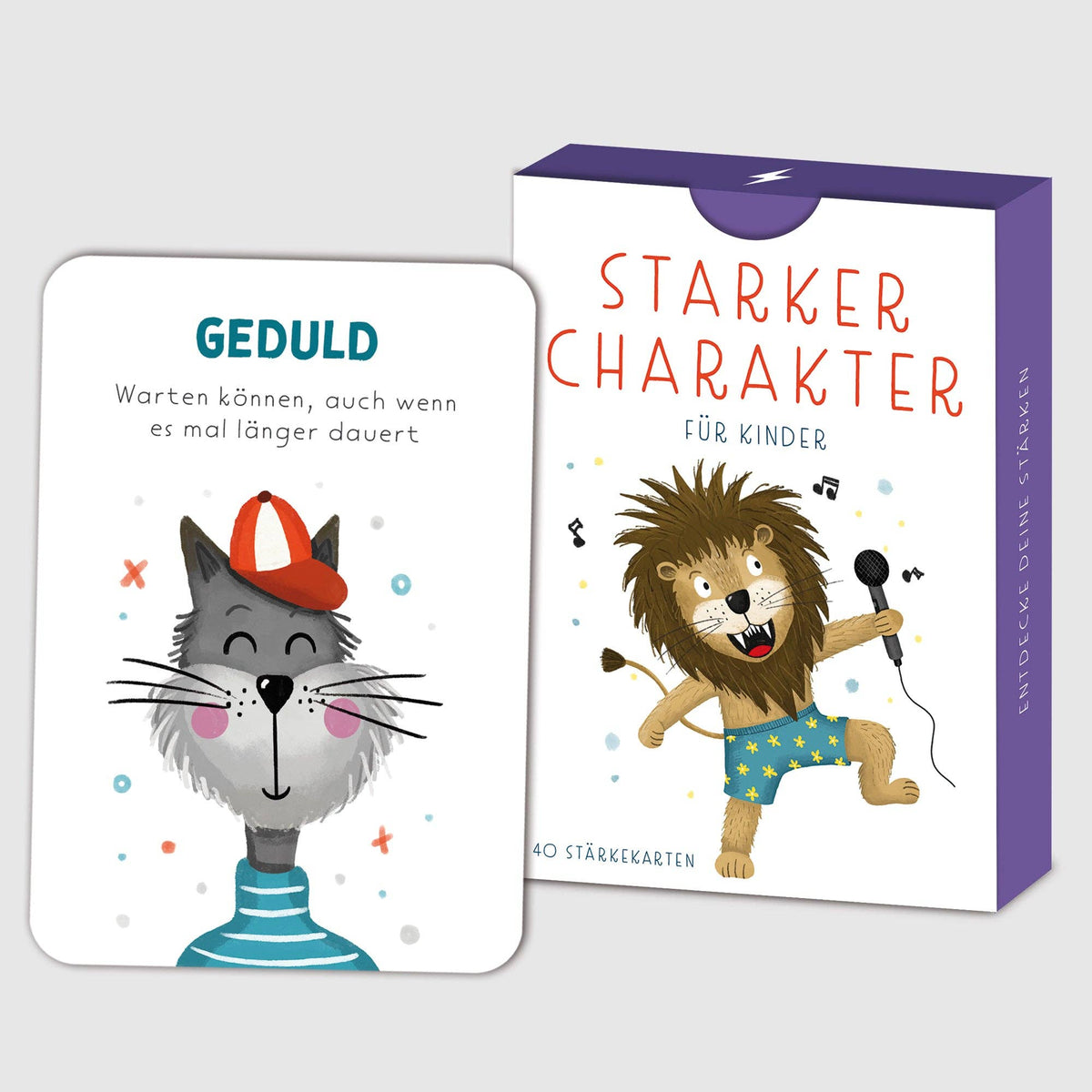 Stärkekarten Starker Charakter für Kinder von Rüsselfuchs