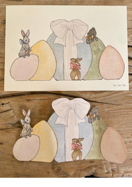 Vorbestellungen - Bastelbogen - Ostereier und Hasen