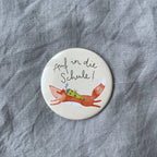 Button Auf in die Schule Fuchs von Hannahs Firlefanz