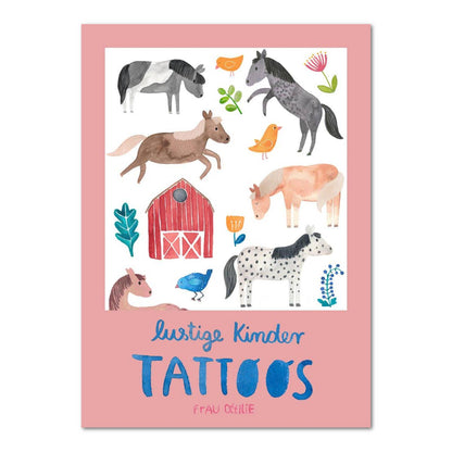 Kindertattoos - Pferde