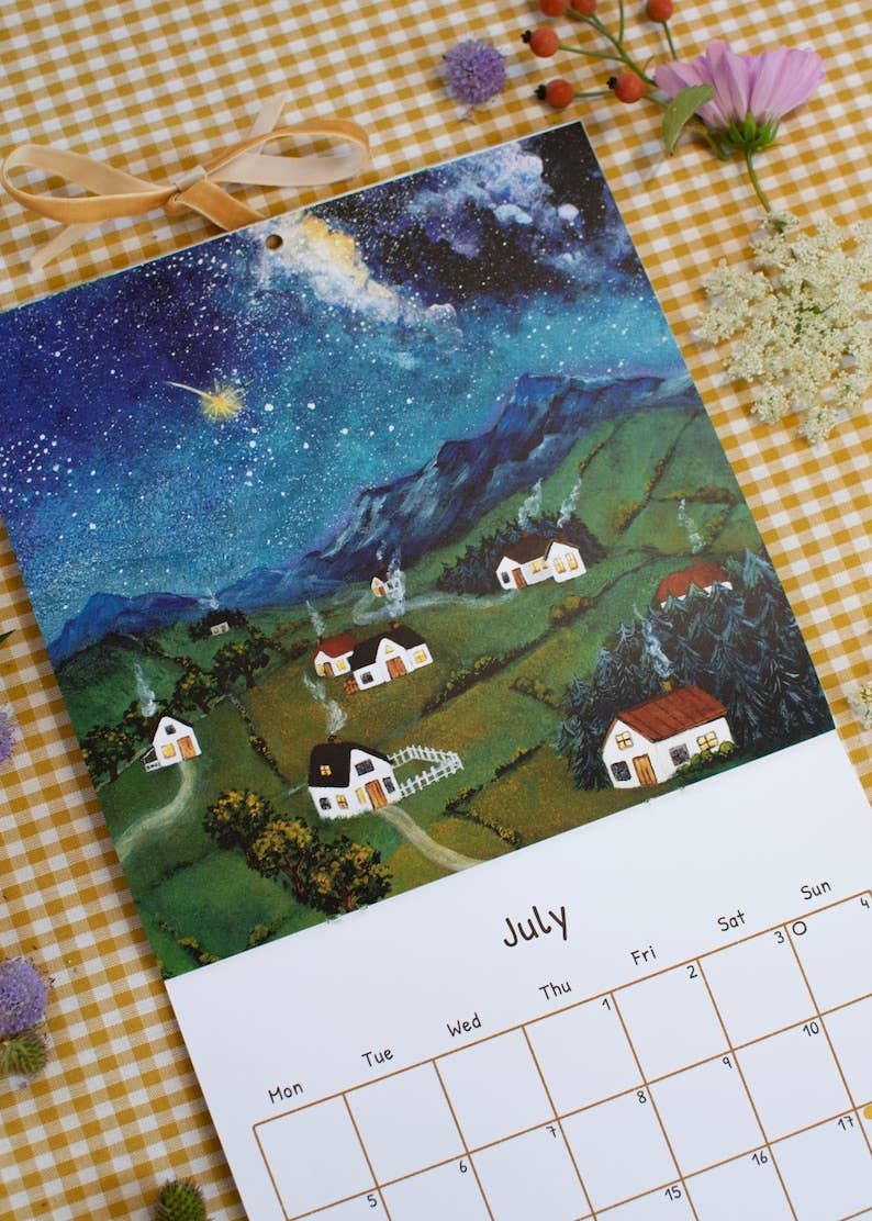Kalender 2027 von Asia Spettel, Monatsblatt Juli