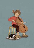 Postkarte Cello von Belle & Boo A6