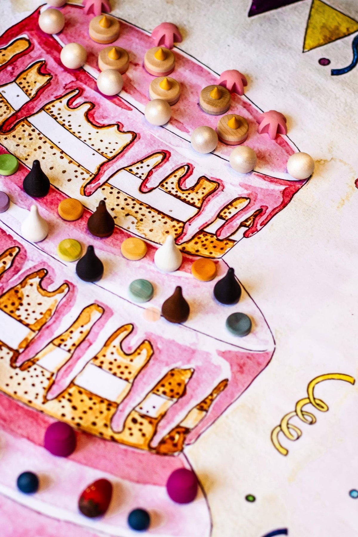Spieltuch - Kuchendeko-Spielset mit Grapat
