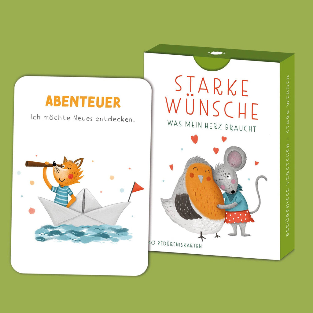 Bedürfniskarten Starke Wünsche für Kinder von Rüsselfuchs