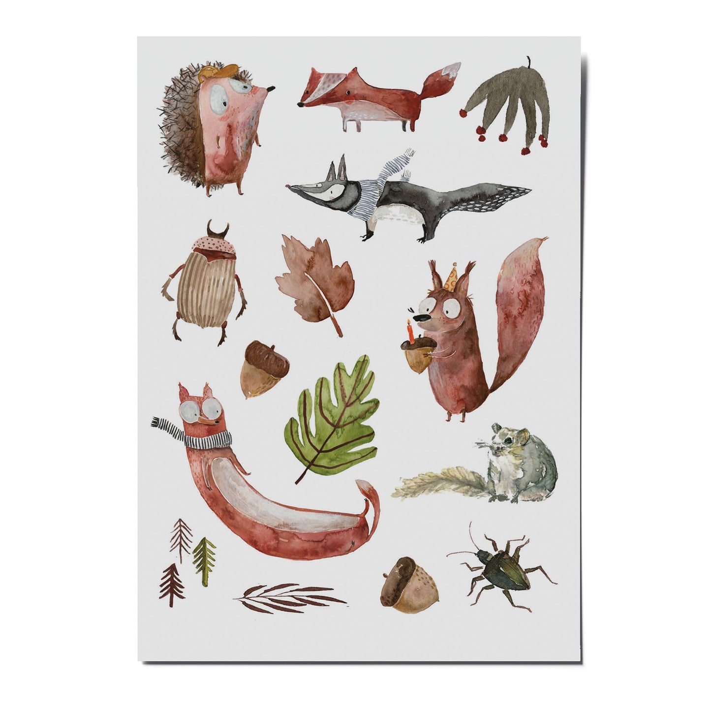 Bio Tattoo - Herbstwald