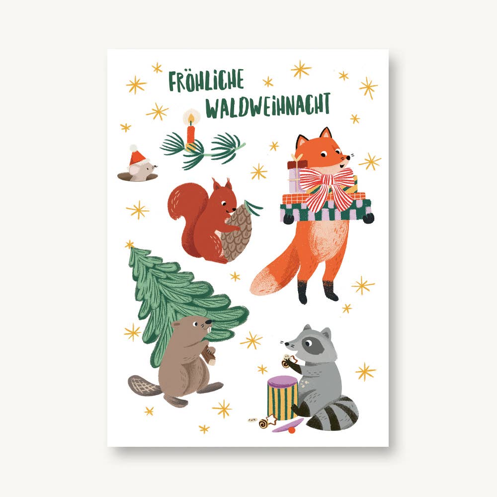 Waldtiere - Weihnachts-Party 