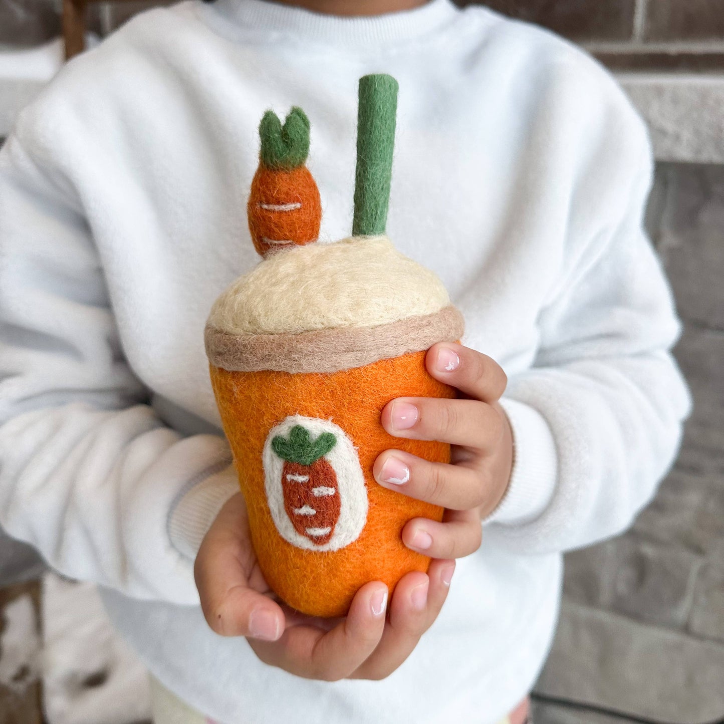 Filz - Osterkarotten-Smoothie